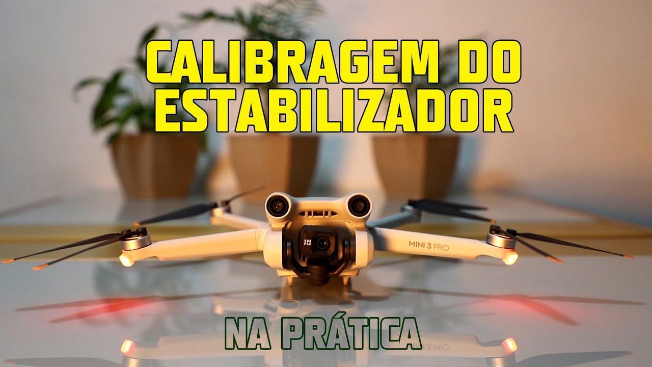 Como Calibrar o Estabilizador do Drone Mini 3 Pro. Ajuste Manual e Automática.