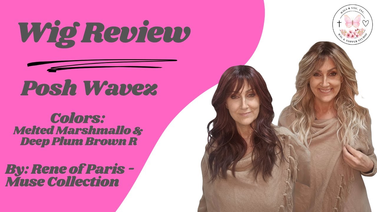 Обзор нового парика Posh Wavez-Muse | Пляжные волны + кружевная передняя часть | Цвет: "Растоплен...