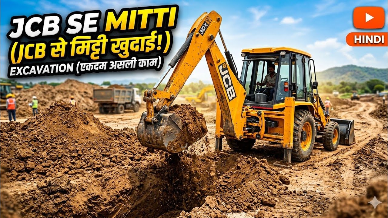 Jcb 3Dx Backhoe Dumper Loading l इतना बड़ा गढ़ा 😱 #jcb #dumper #jcbbaba 