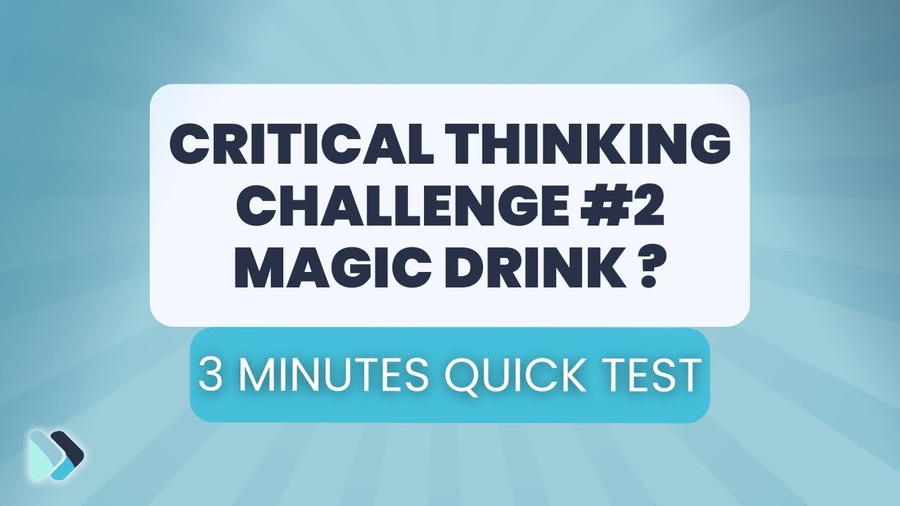 Test your Critical Thinking in less than 3 min - AYNTL