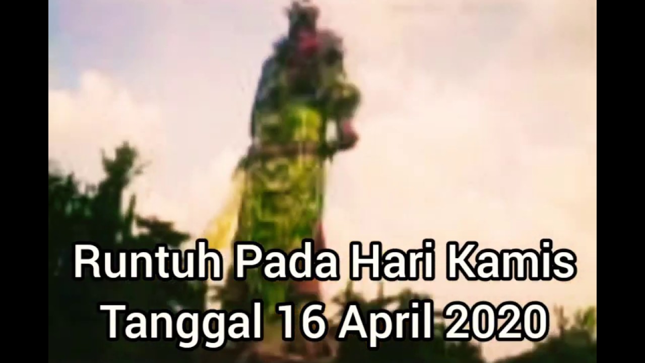 Detik Detik Patung Klenteng Tuban Runtuh