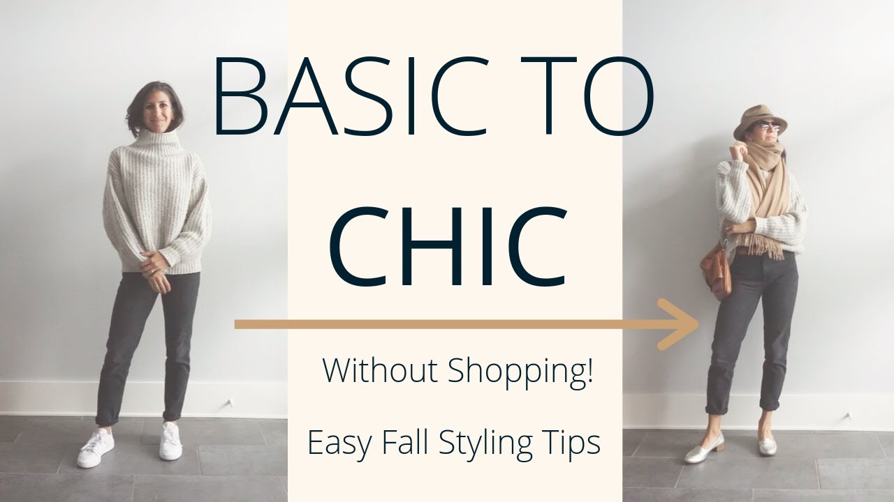 Easy Ways to Make Fall Basics Look Chic | Fall Outfit Building Ideas | Slow Fashion