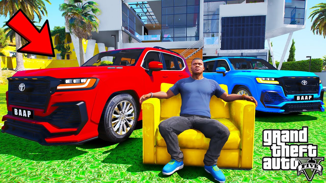 Franklin Become Most Richest King In GTA 5 | SHINCHAN and CHOP