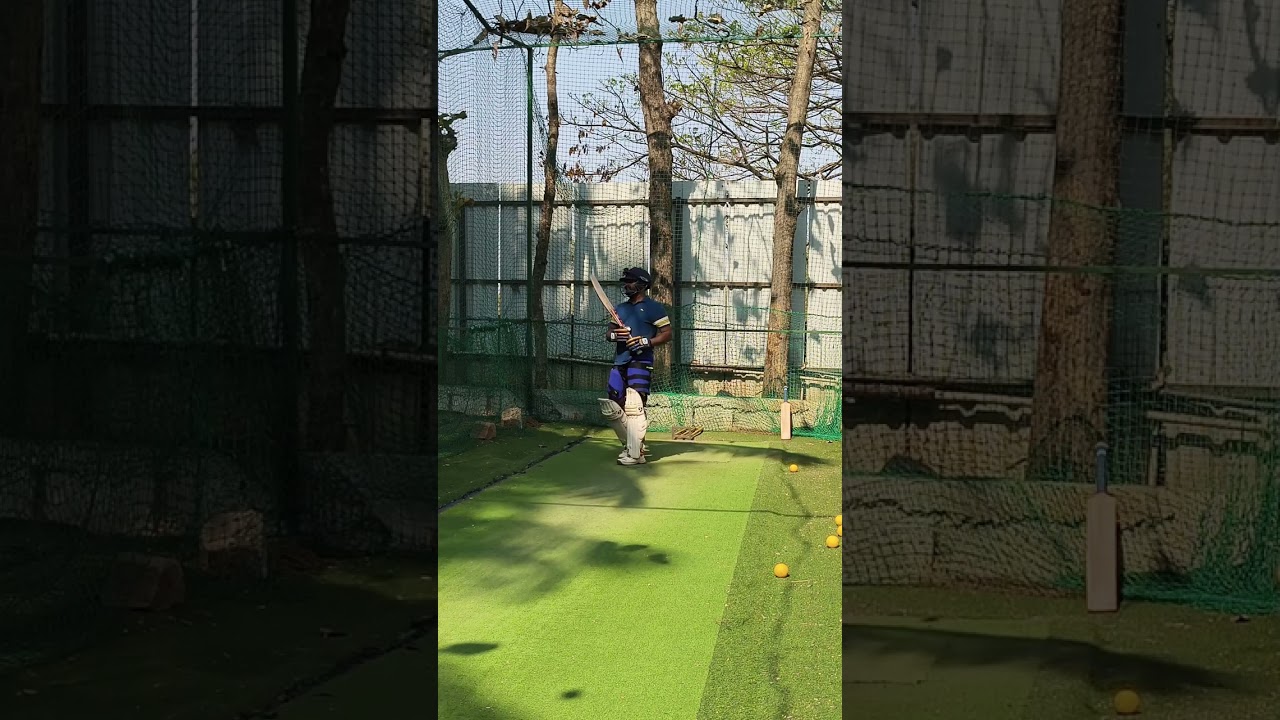 Net practice - 4 | Bowling machine practice on good length ball, pull shot | #cricket #t20worldcup