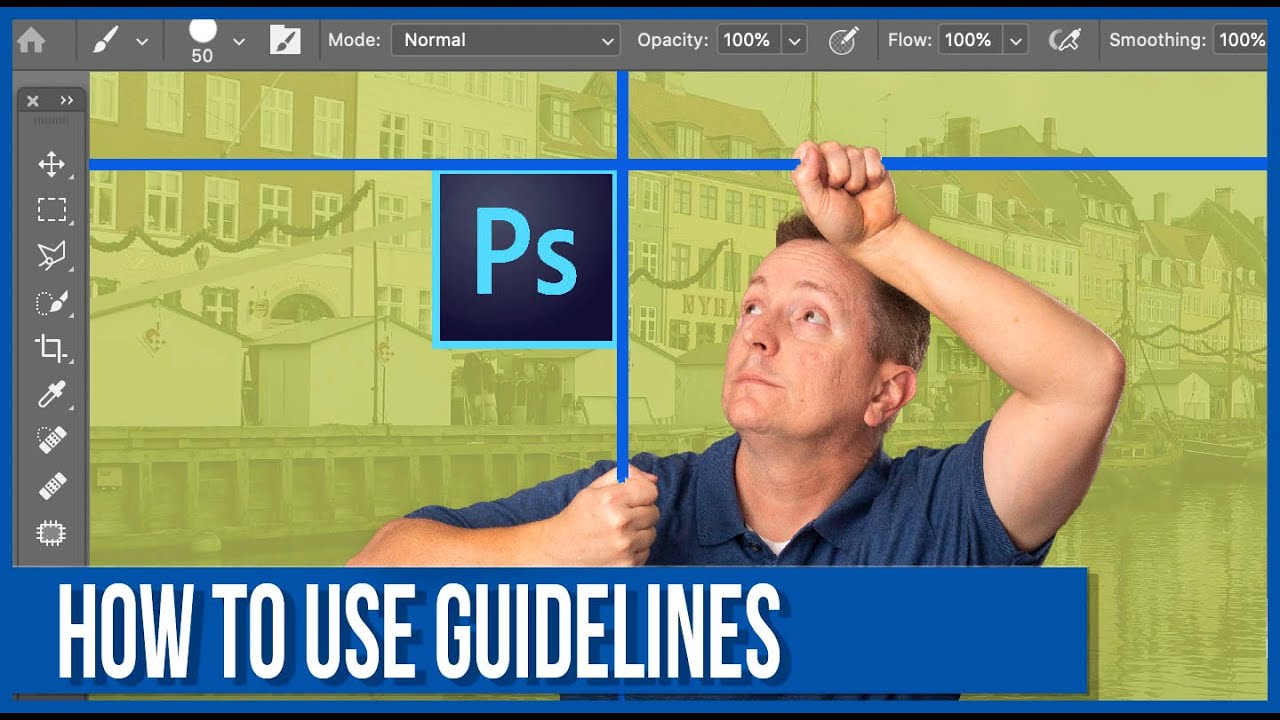 Place Guides In Photoshop