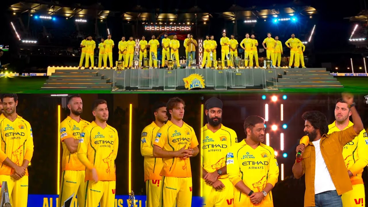 CSK ROAR 2026 Full Event 🔥 MS Dhoni & Team Entry | Chennai Super Kings Fan Event Highlights #roar26 