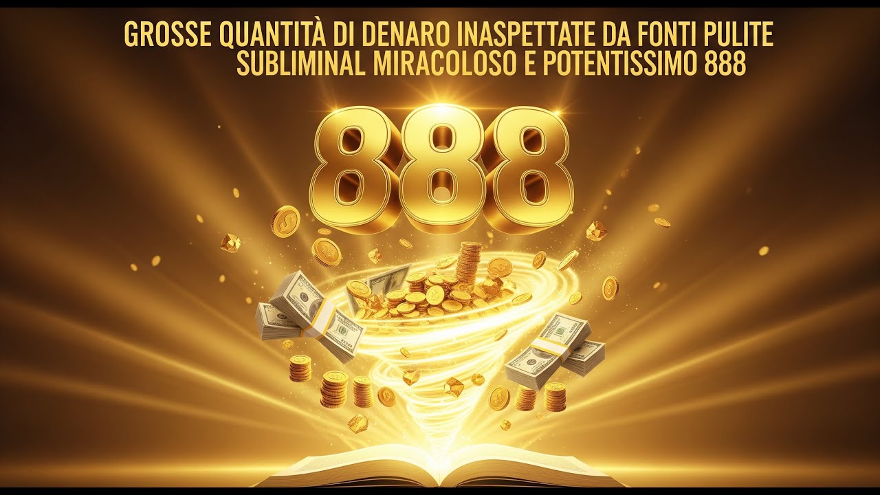 💰TI FARA' DIVENTARE MILIONARIO😱💰QUANTIT&Agrave; DI DENARO 🤑INASPETTATE  SUBLIMINAL 🧲POTENTISSIMO 🍀#money 