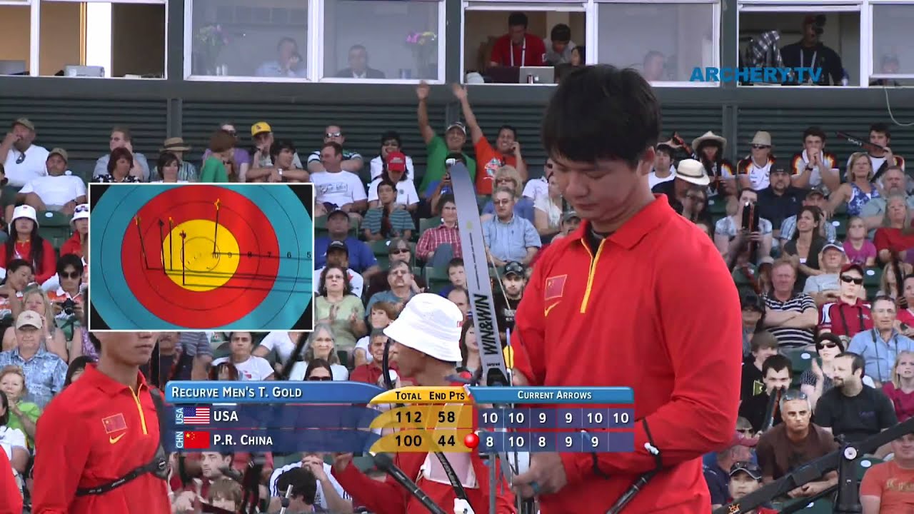 USA v China – recurve men's team gold | Ogden 2011 Archery World Cup stage 3