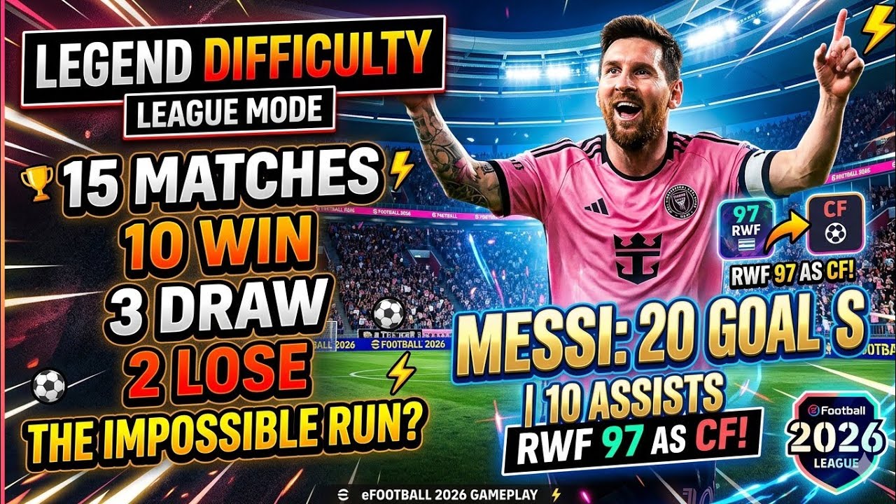 Pes 2026 league mode 