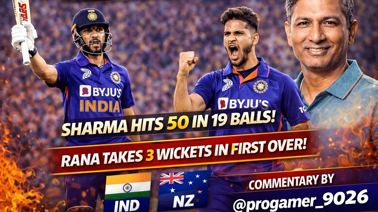 Ind vs Nz 5 over match #indiancricketteam #cricket #indvsnz #harshitrana #abhisheksharma 