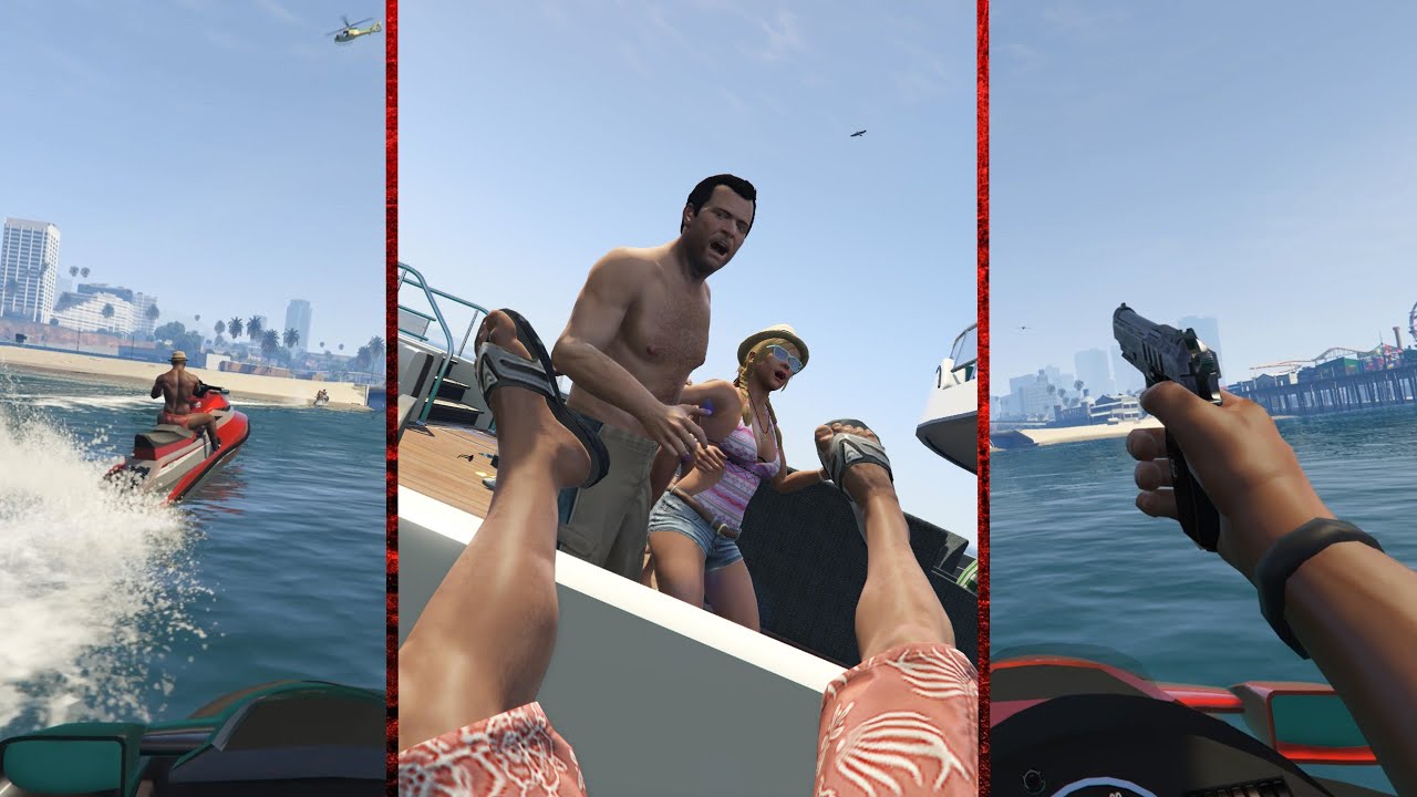 POV - Actors on the Yacht in Daddy's Little Girl