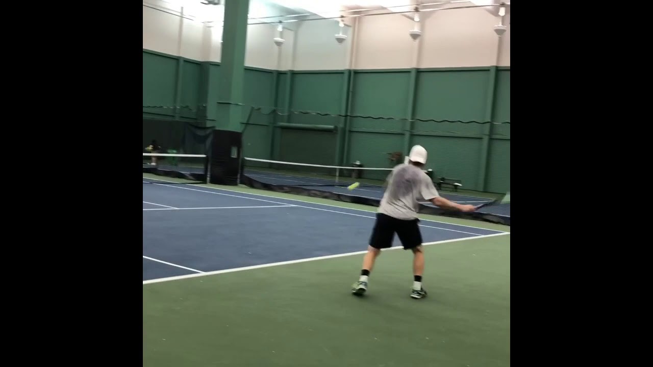 Throwback Point In My Match Against Tennistim