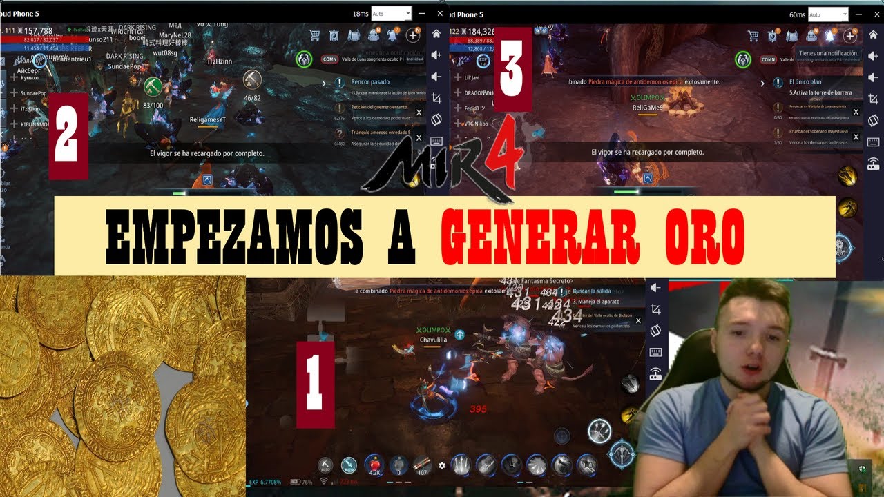 [MIR4] - BUSCANDO ORO Y ABRIENDO +1000 TICKETS !!