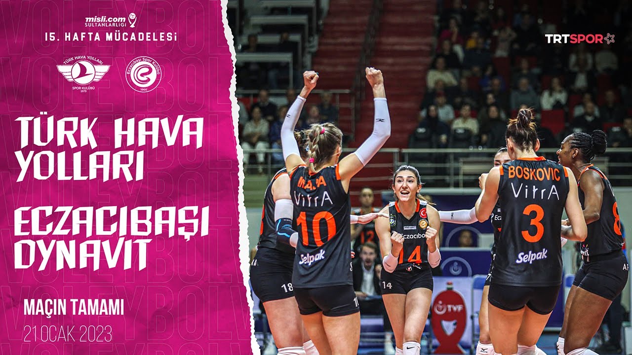 🔥 NE MAÇ AMA! Türk Hava Yolları 2 - 3 Eczacıbaşı Dynavit (Maçın Tamamı) | 2022-2023 Sultanlar Ligi