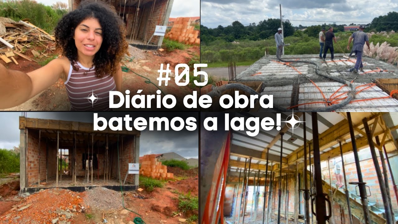 BATEMOS A LAGE DA NOSSA OBRA + VAMOS PARAR? #DiárioDeObra 05 - Sobrado dos sonhos