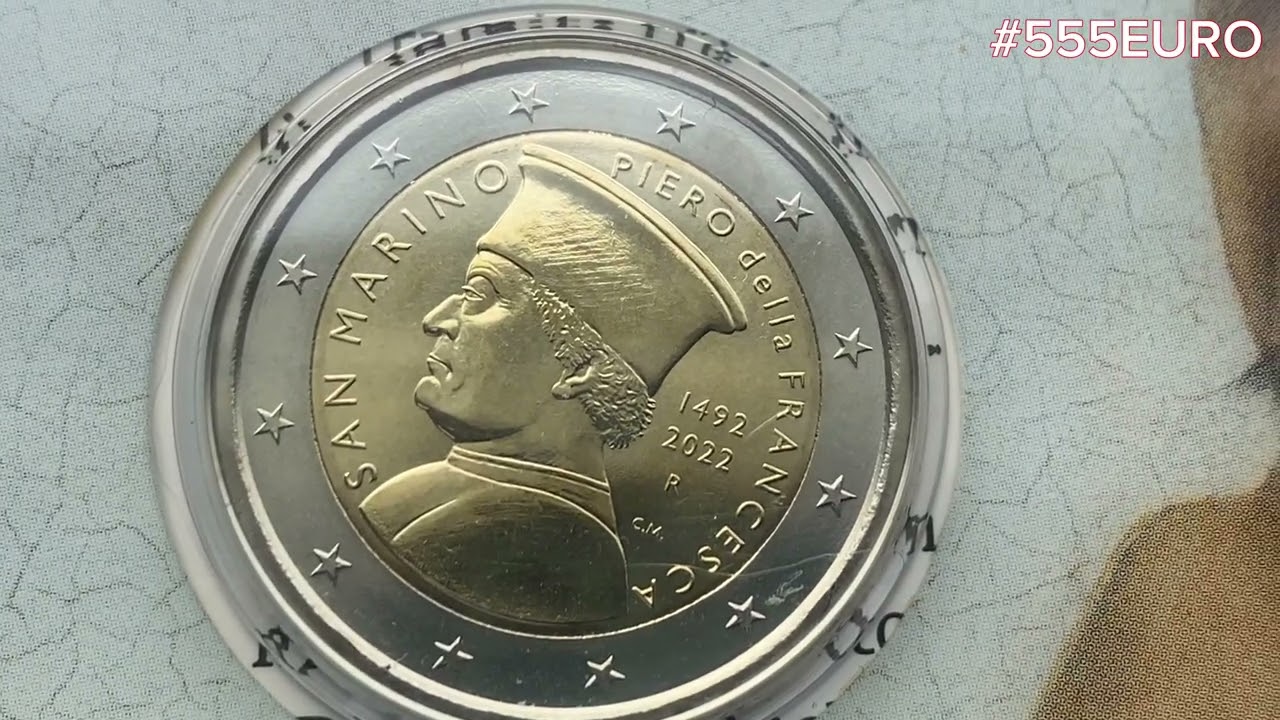 55.000BU 2 euro San Marino 2022 - Death of Piero della Francesca