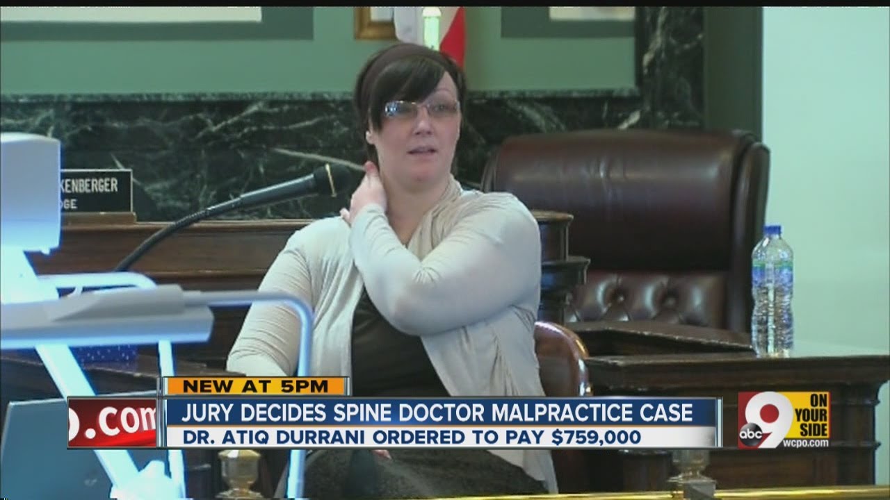Jury decides spine doctor malpractice case