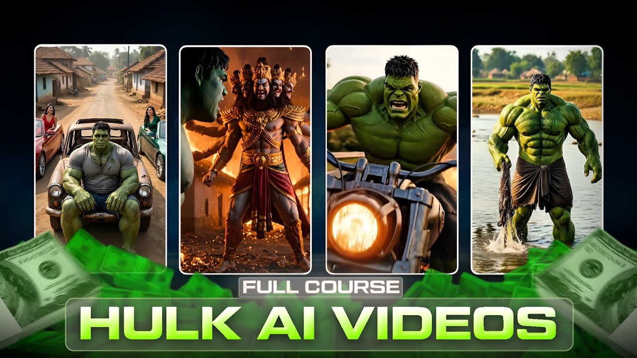 How To Create Perfect HULK Ai Videos | Like Hulk Badmash AI | ai video kaise banaye 🤑