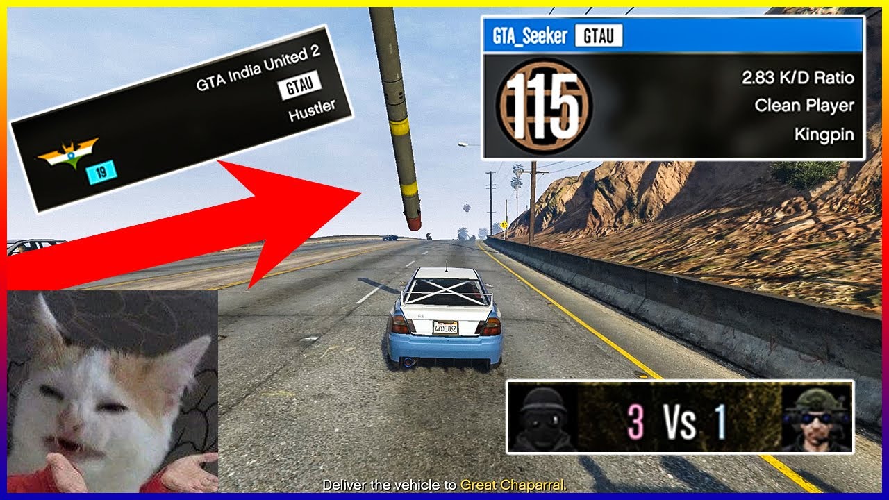 Kosatka Submarine Missiles Griefer - Trolling Until rage quit - GTA 5 Online