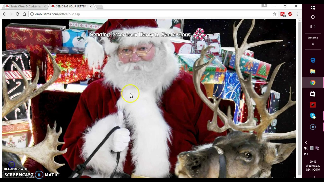 email santa