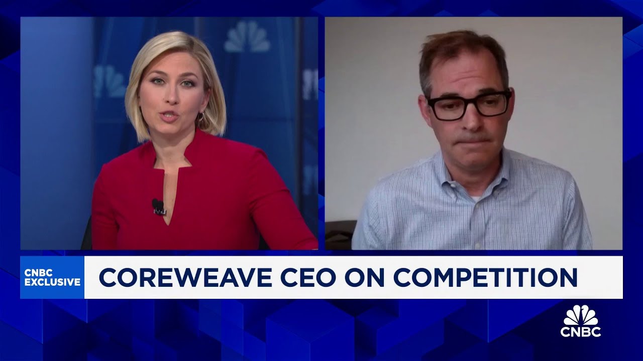 Генеральный директор CoreWeave Майкл Интратор обсуждает конкуренцию в сфере ИИ