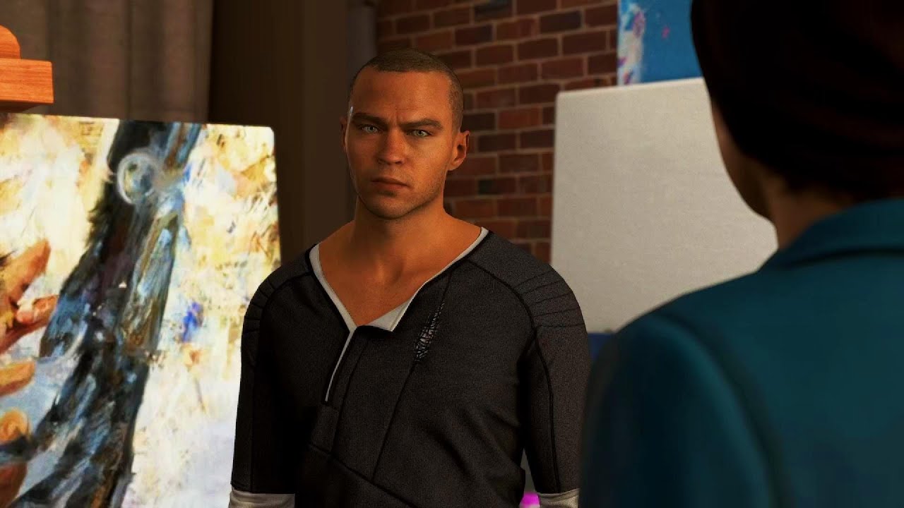 Полная блок-схема игры Detroit Become Human The Painter | Руководство Маркуса