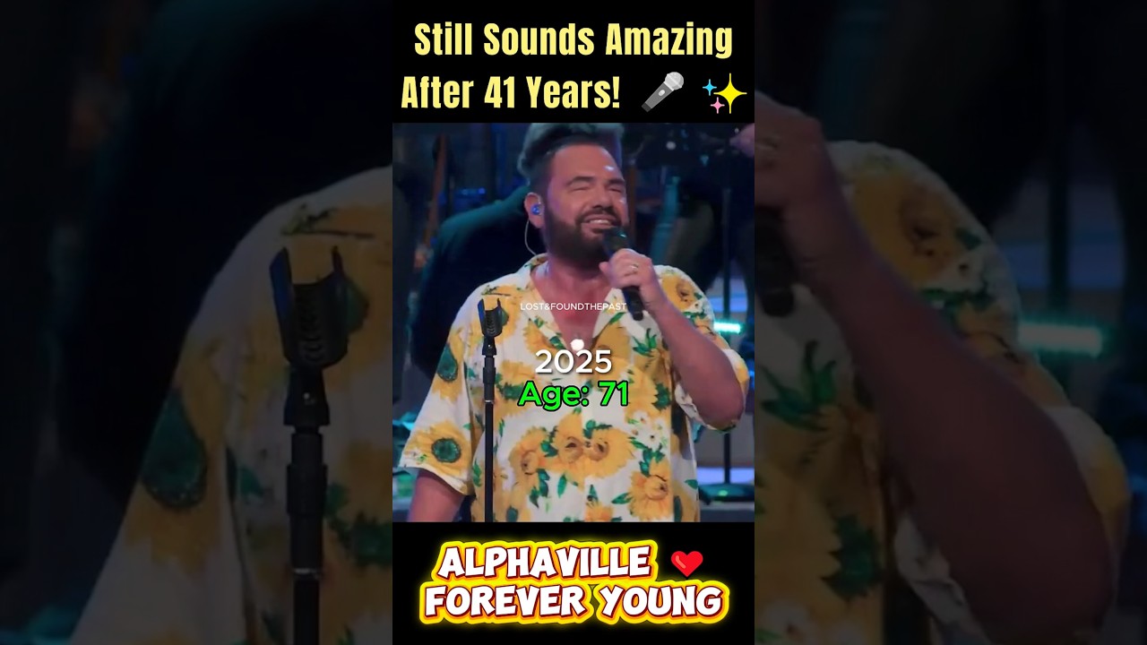 He Still Sounds the Same After 41 Years! Alphaville &ldquo;Forever Young&rdquo; ✨ #shorts #nostalgia #80smusic