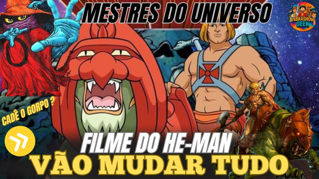 PRIMEIRO TRAILER DE HE--MAN - FILME PROMETE SER ÉPICO - VAI SER MUITO DIFERENTE DE TUDO - CHEGOU
