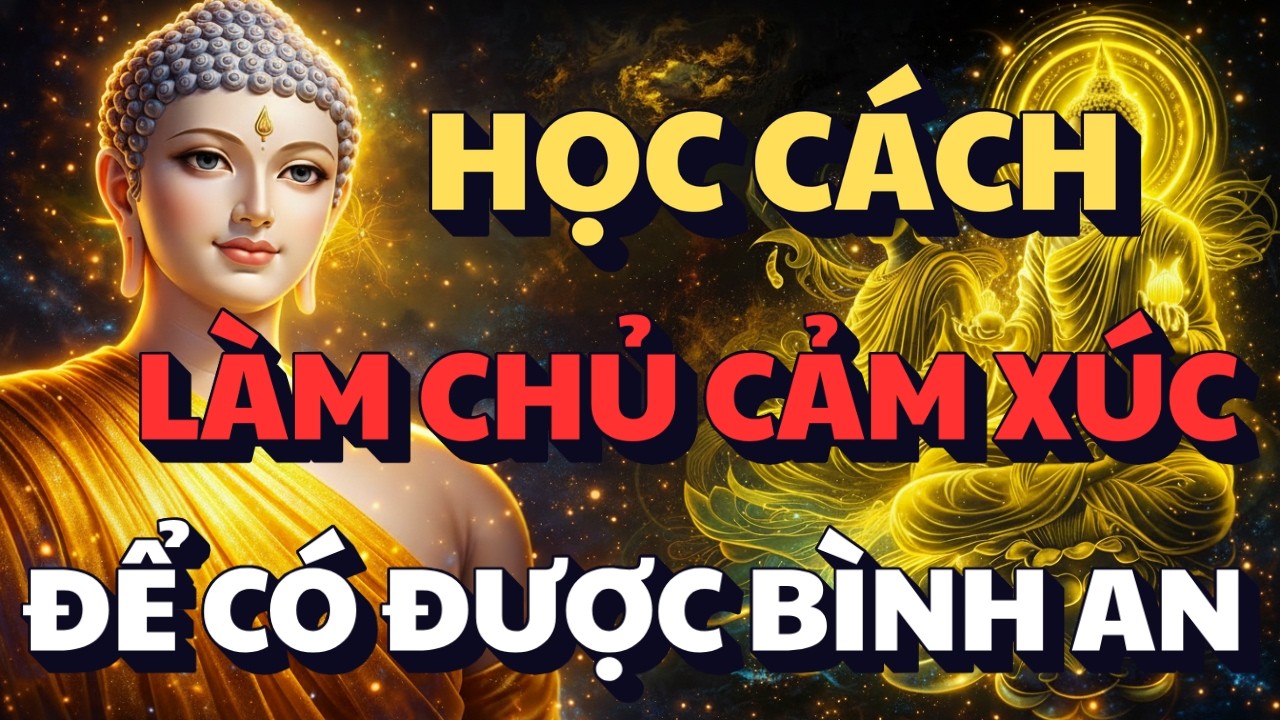 PHẬT DẠY: HỌC CÁCH LÀM CHỦ CẢM XÚC - NGHE LỜI PHẬT DẠY GIÚP TÂM BÌNH AN GIỮA CUỘC ĐỜI ĐẦY SÓNG GIÓ