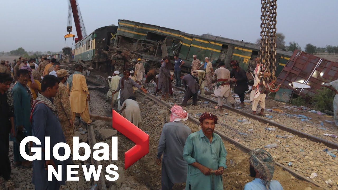 Pakistan train collision leaves at least 40 dead, over 100 injured in Sindh province