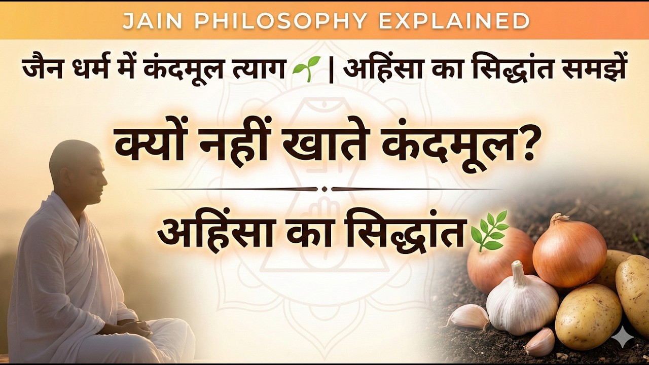 Why Jains Don’t Eat Onion & Garlic? 🧘 | Jainism & Diet 🌿 | Compassion Beyond Plate