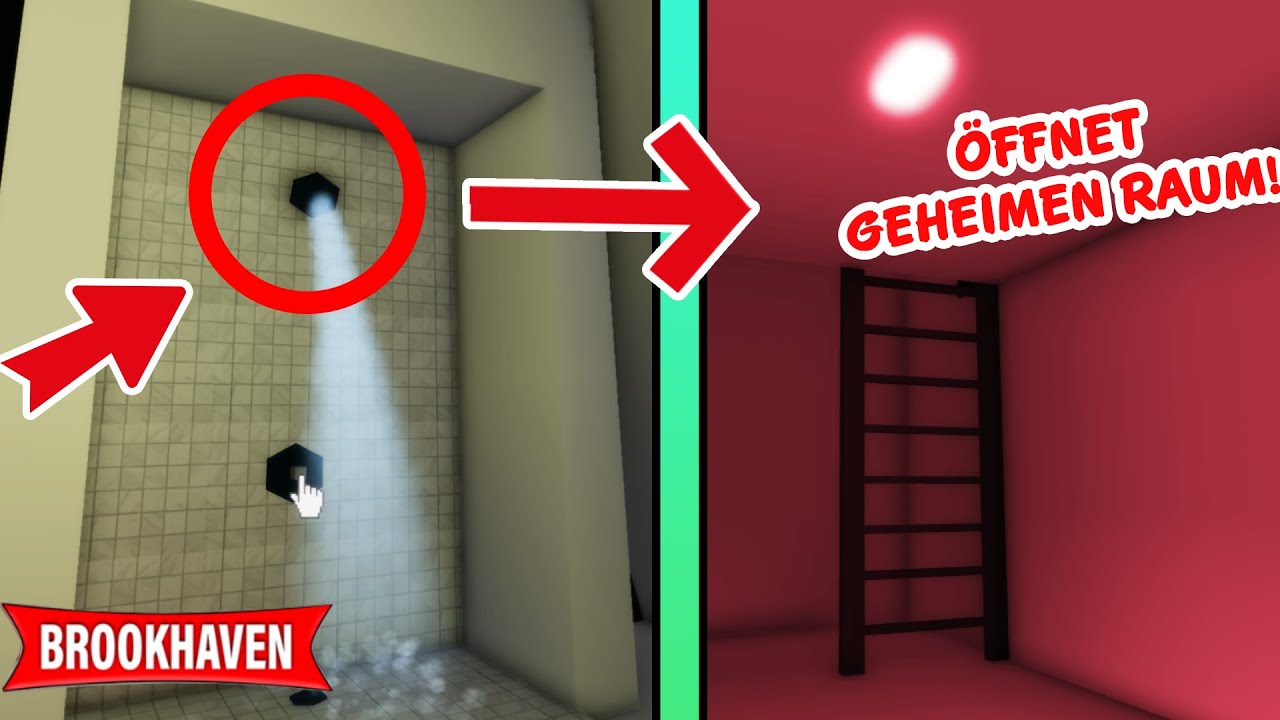 24H NUR IN SECRET RÄUMEN VON FREMDEN HÄUSERN LEBEN IN BROOKHAVEN [Roblox Brookhaven 🏡RP]