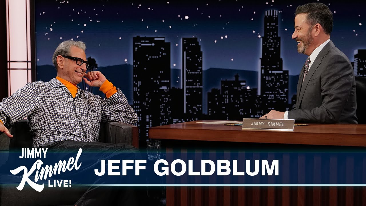 Jeff Goldblum on Showing His Kids Jurassic Park, Being Jimmy's Neighbor & He Demos His Miming Skills