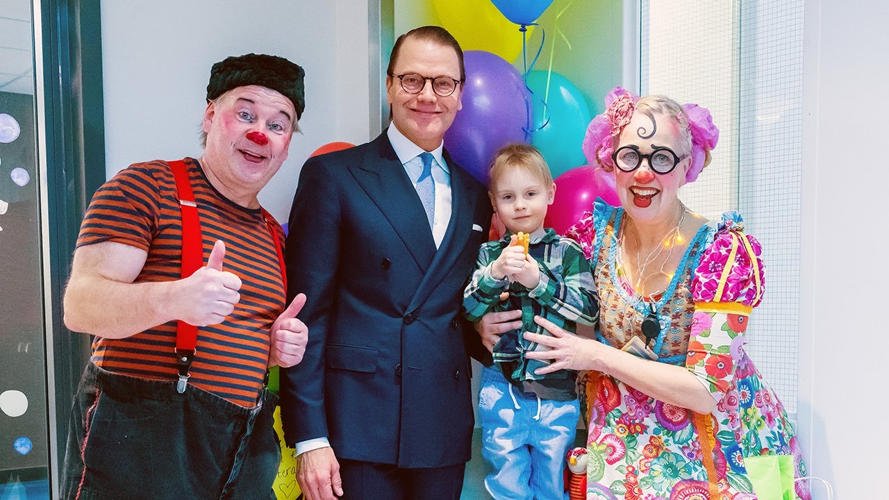 Prince Daniel inaugurated a new childrens hospital ward
