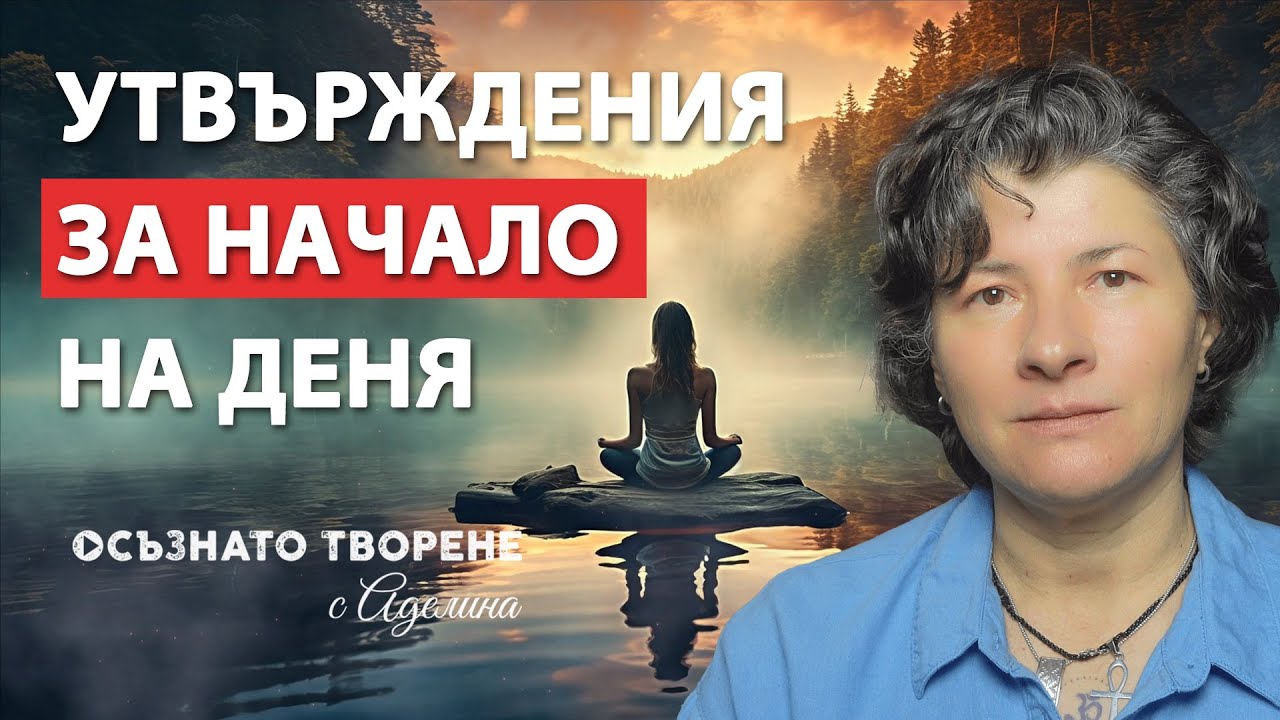 🎧  Започни ДЕНЯ си с ТЕЗИ Утвърждения! | Аделина Димитрова