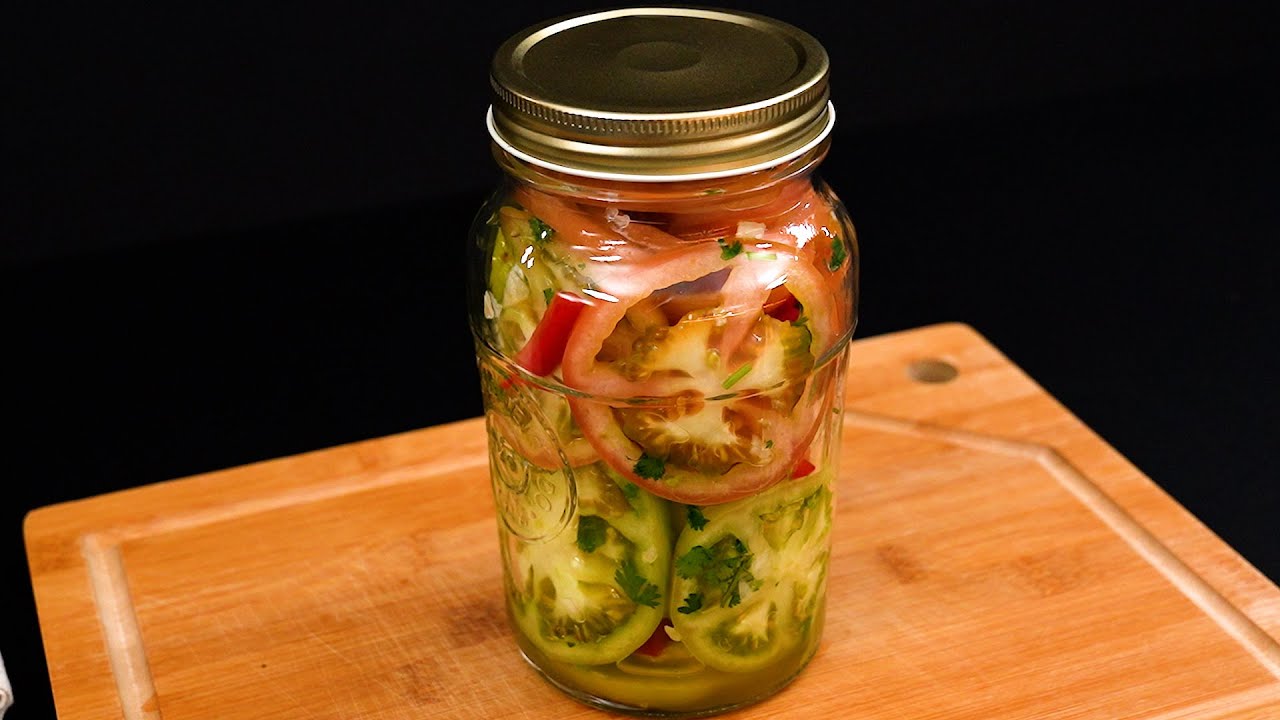 As&iacute; conservo los tomates verdes todos los a&ntilde;os. Muy &uacute;tiles y sabrosos.