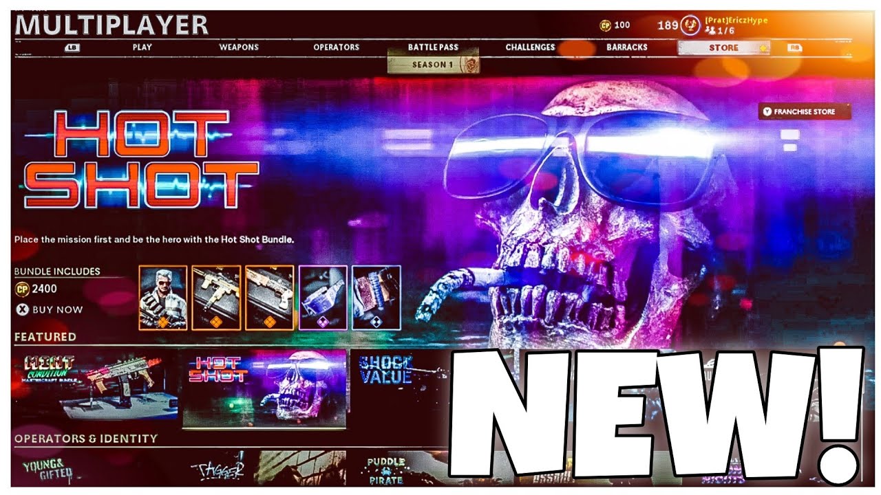 *NEW* LEGENDARY 'HOT SHOT' BUNDLE + MORE! - Black Ops: Cold War