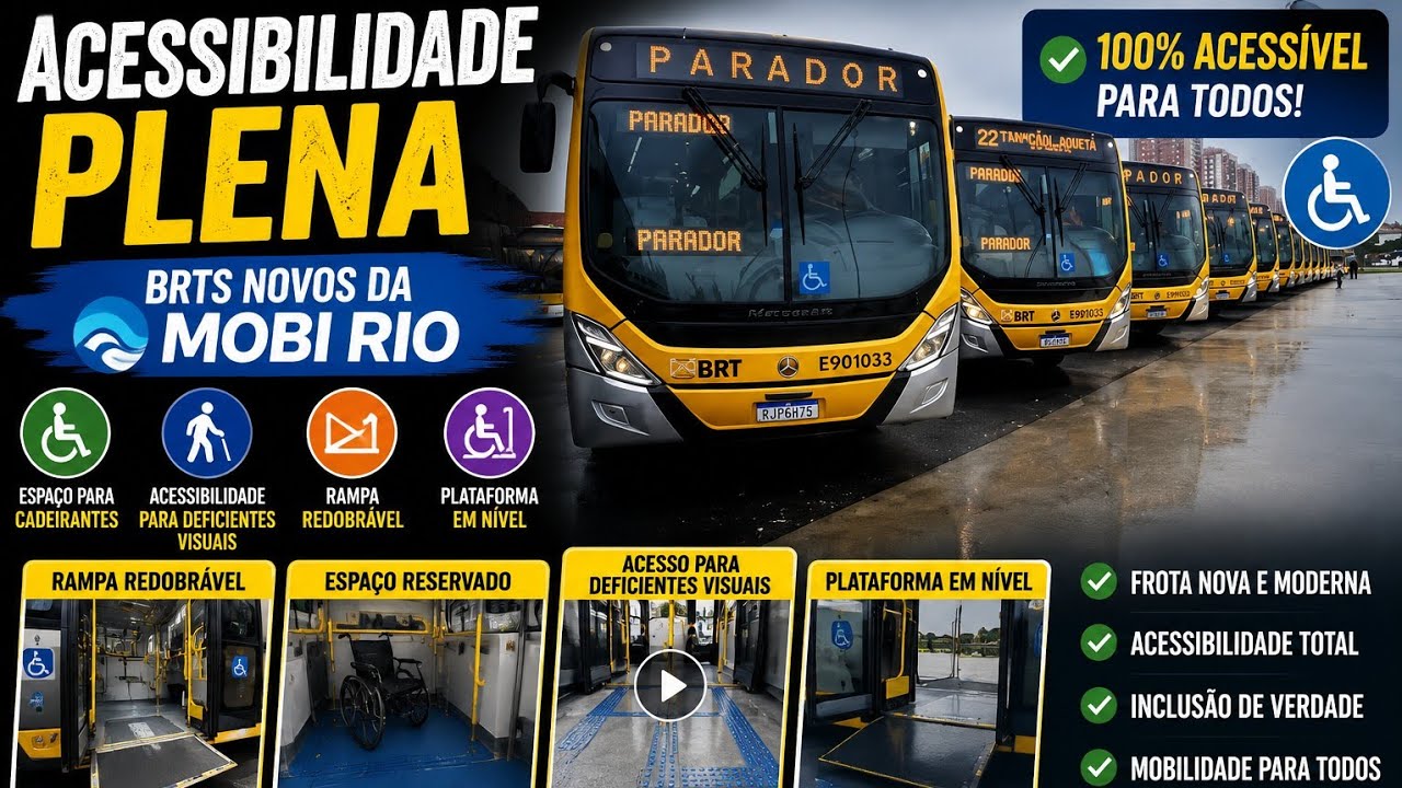 ✅[INÉDITO]  A Revolução do Transporte: Os Impactantes Novos Ônibus do BRT Mobi Rio