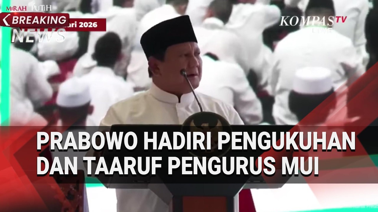 Presiden Prabowo Hadiri Pengukuhan dan Taaruf Pengurus MUI di Istiqlal Jakarta