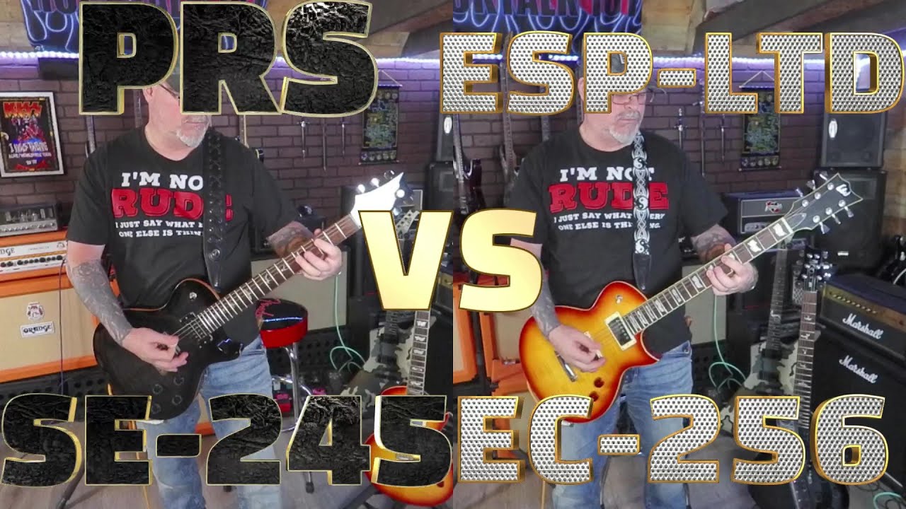 PRS SE 245 против ESP LTD EC 256!! какой из них лучше!! #prsse245 #espltdec256 #espguitars #prsgu...