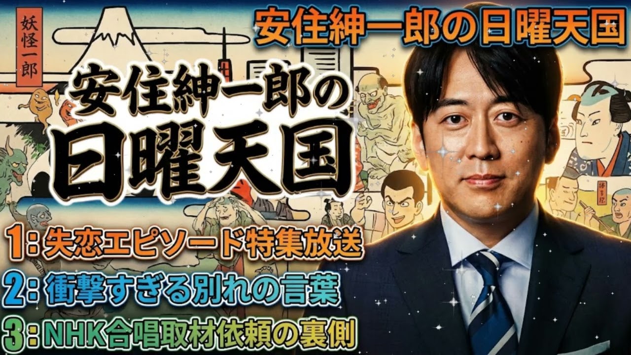 🤣【神回】安住紳一郎が語る「NHK取材の裏側」が衝撃的すぎたｗ 涙と爆笑の「失恋エピソード」特集と合わせてどうぞ｜日曜天国【作業用BGM】