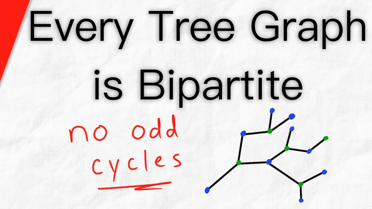 Every Tree Graph is Bipartite | Graph Theory