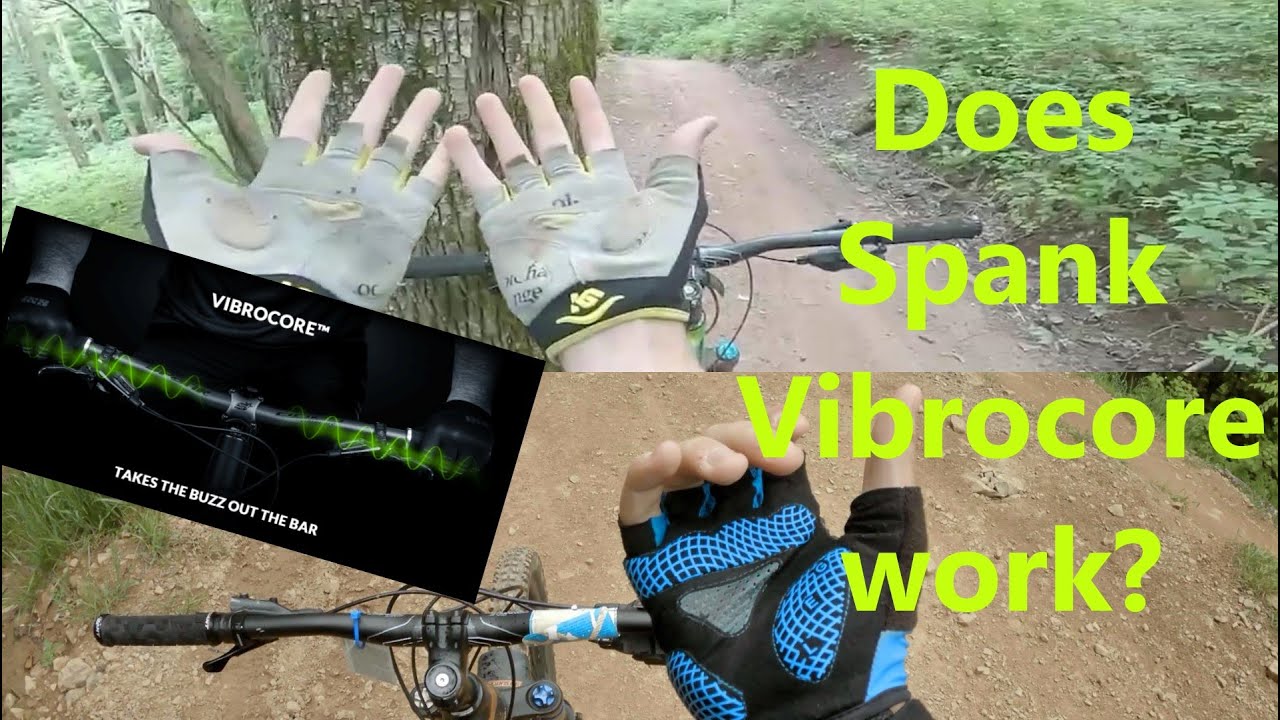 Giant Trance comparison review of Spank Spike 35 Vibrocore handlebars and Spank 359 Vibrocore wheels