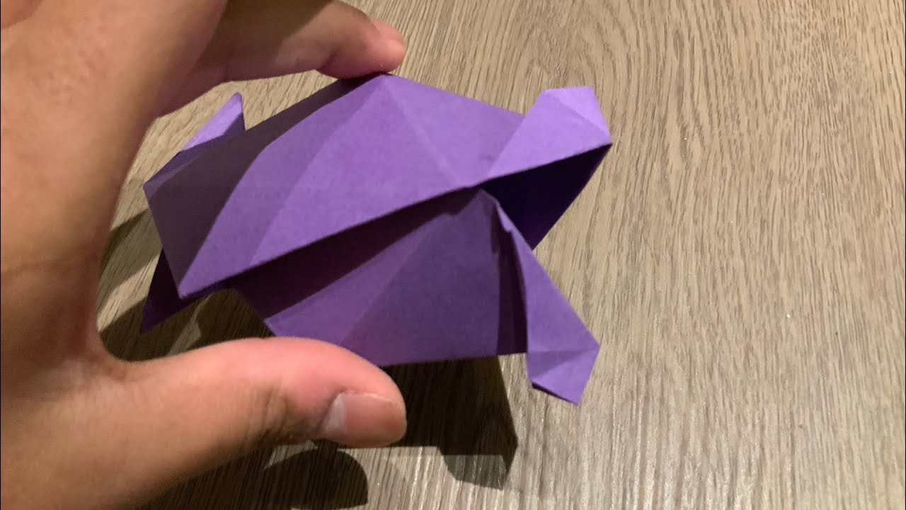 Origami talking fish/ easy full tutorial of how to make an origami talking fish