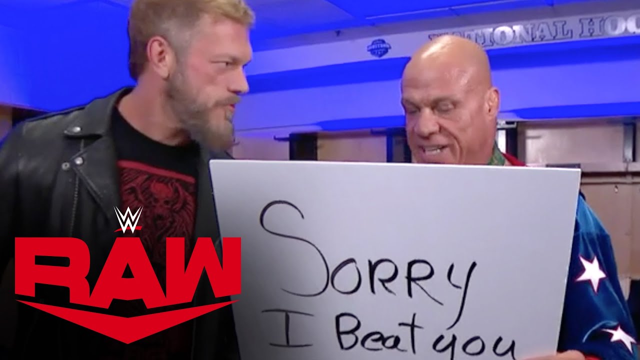 Эдж шутит над Куртом Энглом: Raw, 29 августа 2022 г.