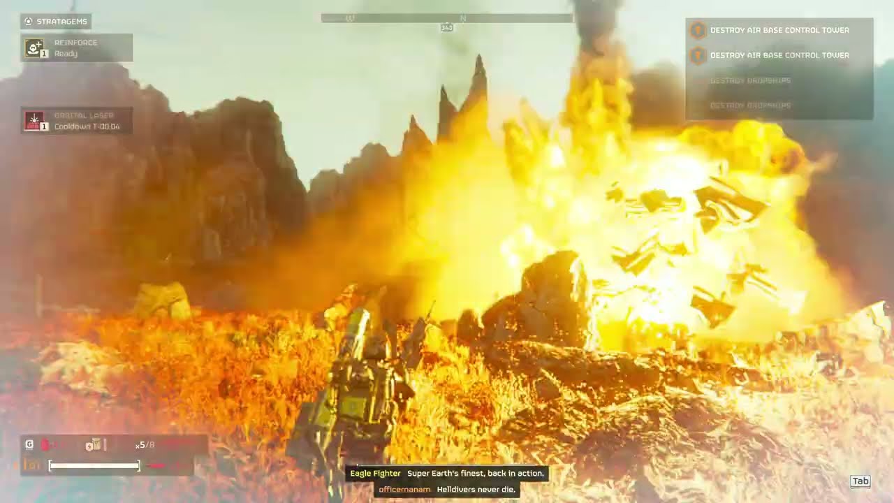A perfectly normal day fighting the Bots (Helldivers 2)