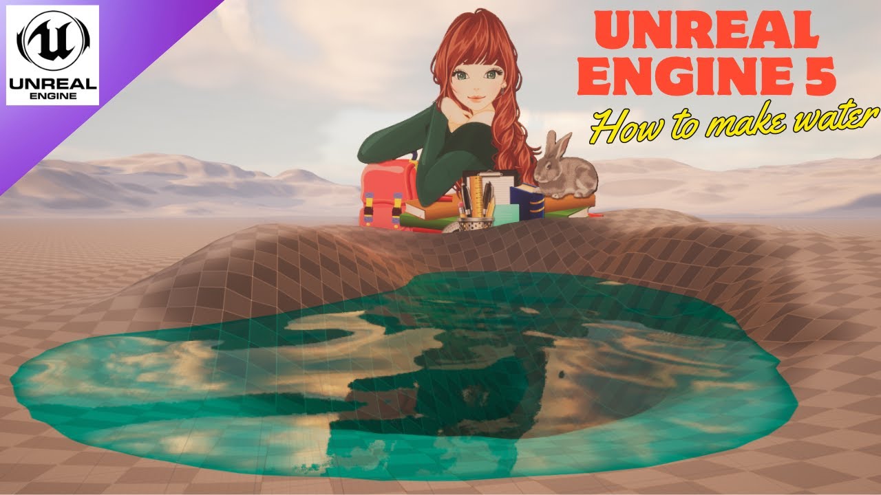 Как сделать воду в Unreal Engine 5 / How to make water in Unreal Engine 5
