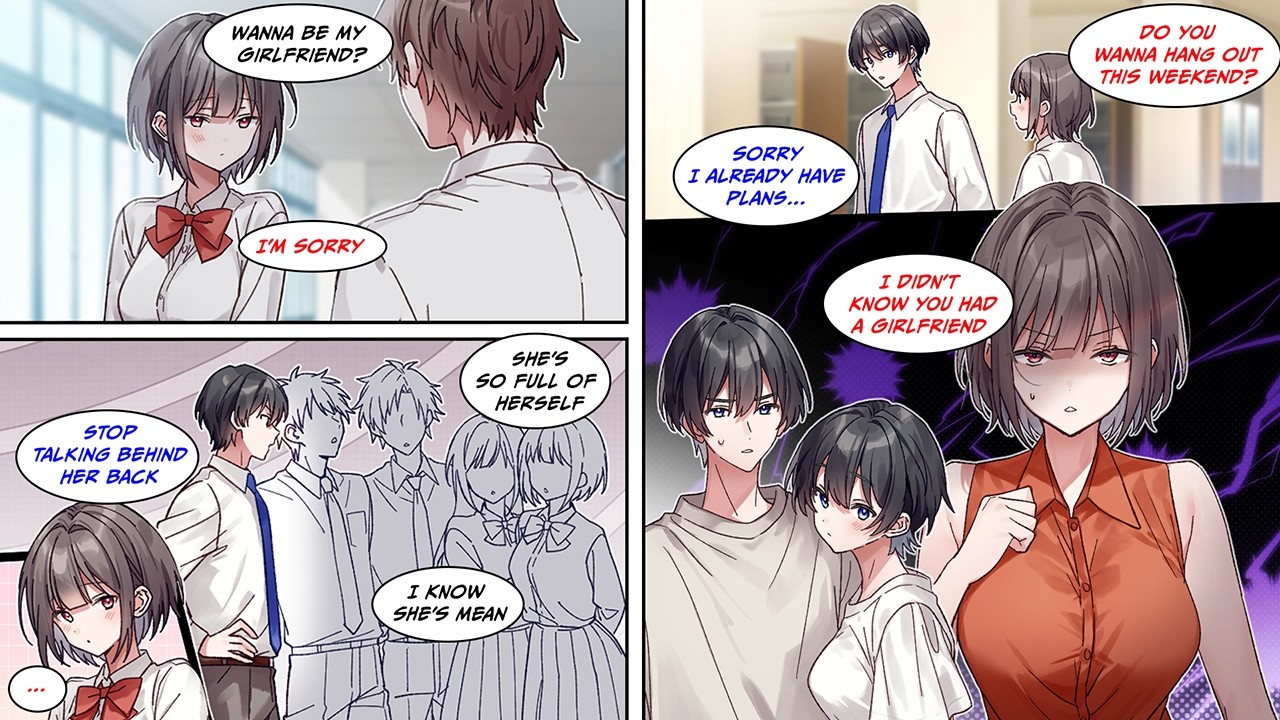 [Manga Dub] She is a beautiful girl with zero interest in romance and a strong dislike of men but...
