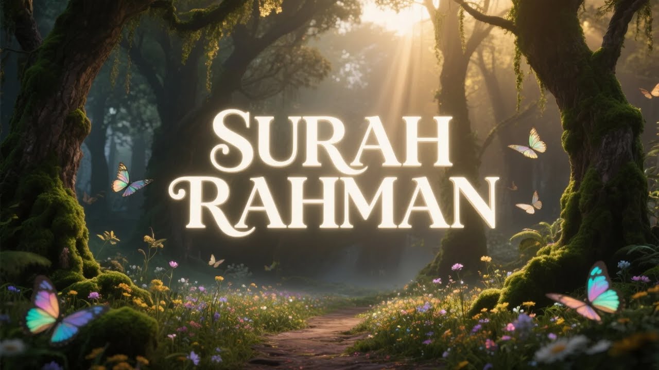 Surah Ar Rahman سورة الرحمن | آيات قرآنية مهدئة لراحة القلب والعقل | #surahrahman