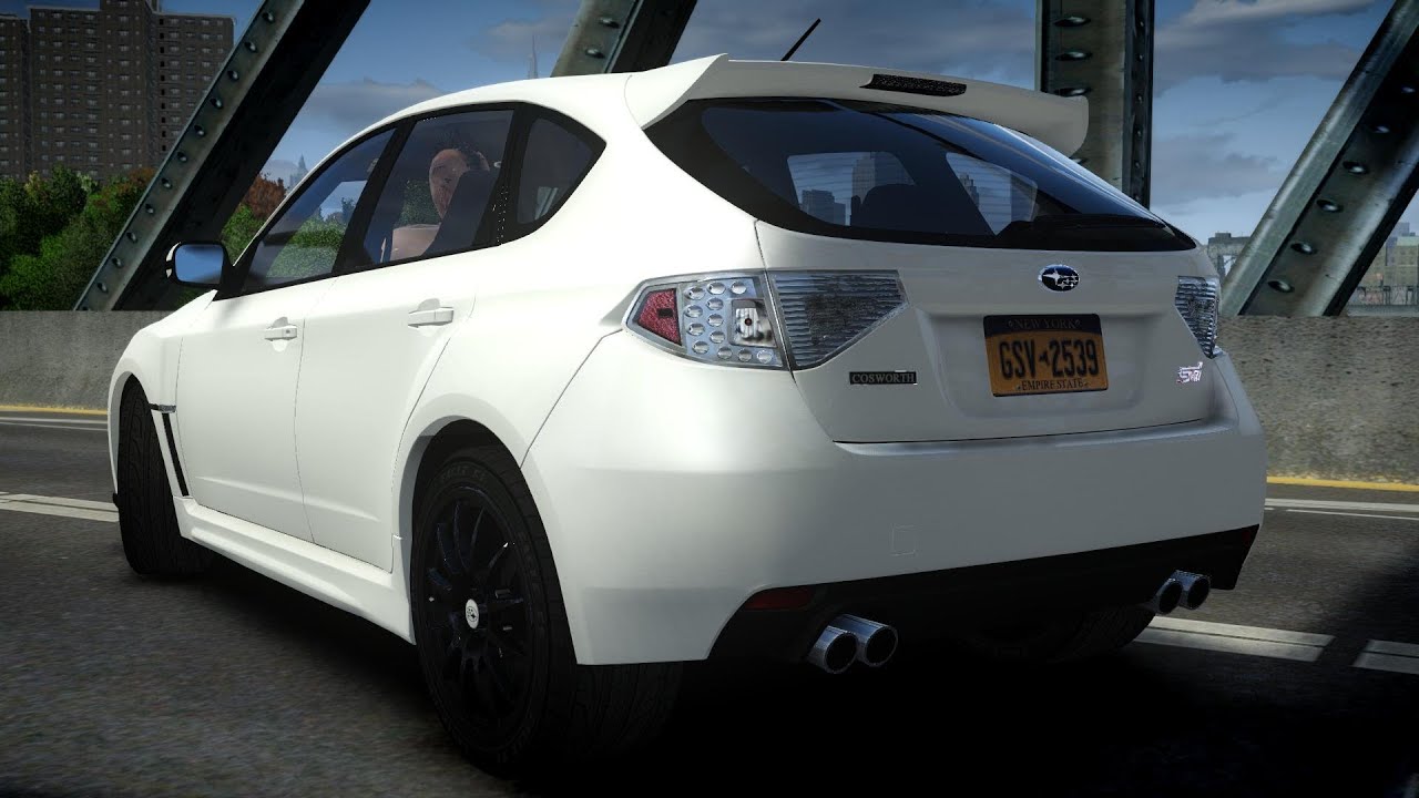 GTA IV 2010 Subaru Impreza Cosworth STI CS400 Crash Testing - Insanegaz